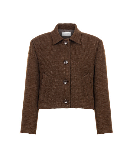 Kahverengi Tüvit Ceket