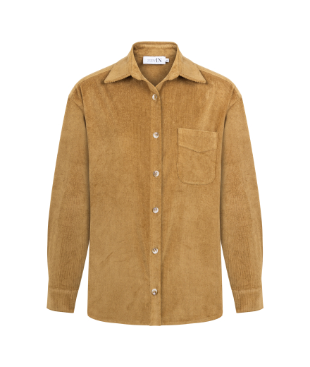 Fitilli Kadife Gömlek