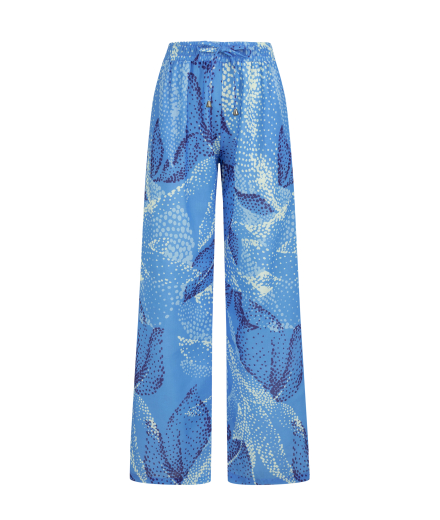 Mavi Desenlii Pantolon