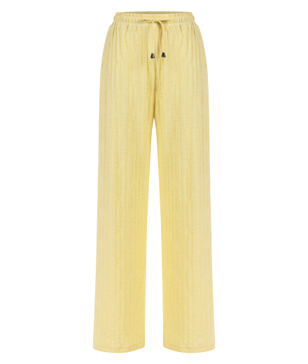 Butter Yellow Beli Bağlamalı Pantolon