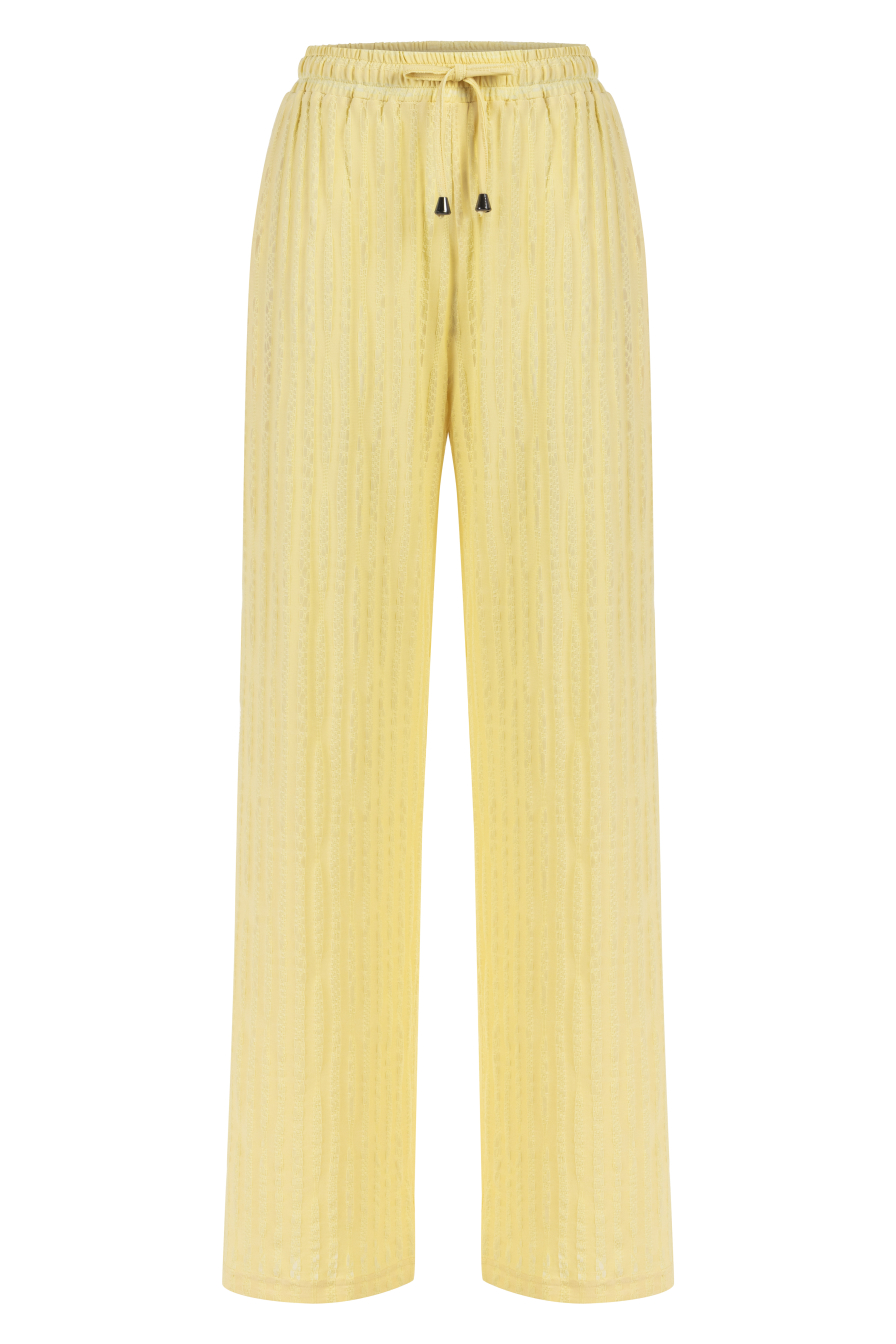 Butter Yellow Beli Bağlamalı Pantolon
