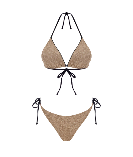 Gold Üçgen Bikini Takım