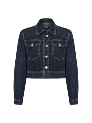Lacivert Denim Ceket