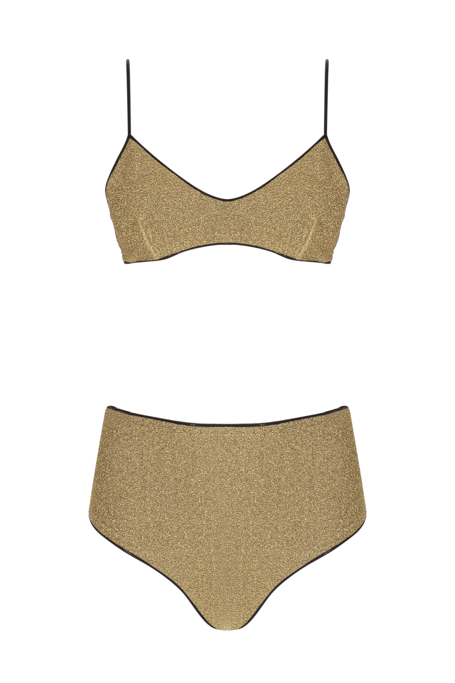 Gold Bikini Takım