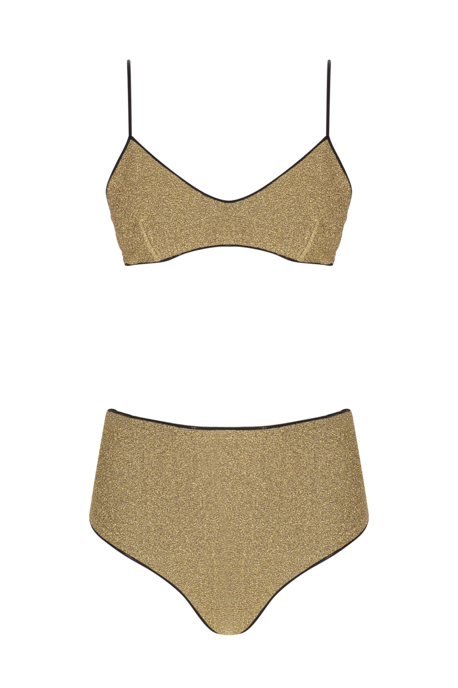 Gold Bikini Takım