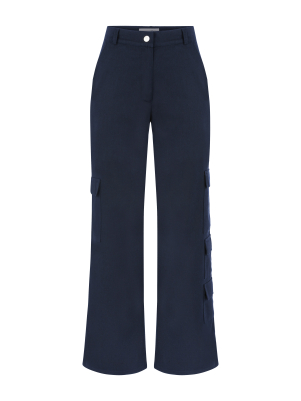 Lacivert Kargo Pantolon